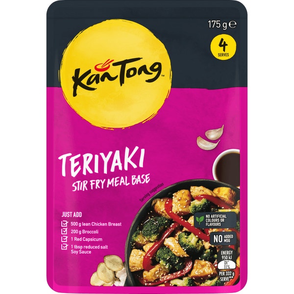 Kan Tong Teriyaki Chicken Stir Fry Meal Base Pouch 175g