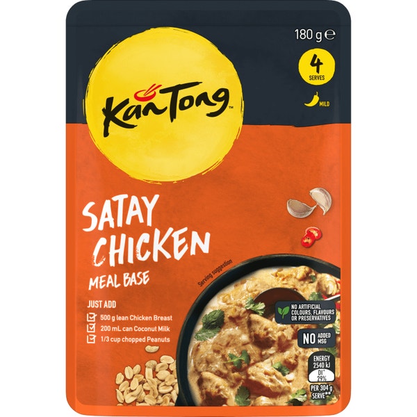 Kan Tong Satay Chicken Meal Base Pouch 180g