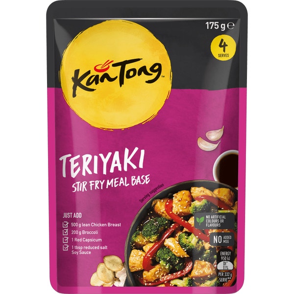 Kan Tong Teriyaki Chicken Stir Fry Meal Base Pouch 175g