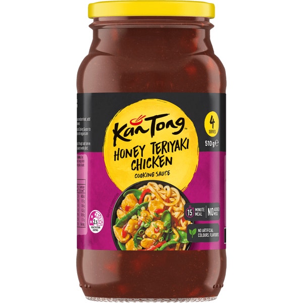 Kan Tong Honey Teriyaki Chicken Stir Fry Cooking Sauce 510g